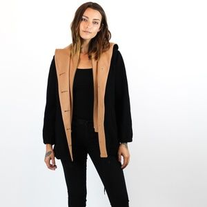 70s VINTAGE AUTHENTIC MACKINTOSH VESTCOAT TAN/BLK